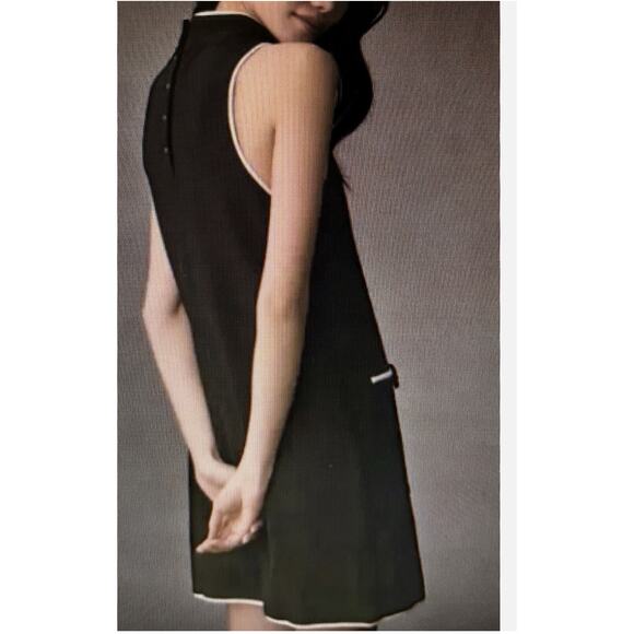 Anthropologie Maeve Sleeveless Mock-Neck Mini Shirt Dress Gogo 70's Size XL - Picture 3 of 15